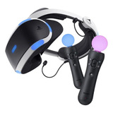 Capacete De Realidade Virtual Vr Completo Sony Ps4 Cuh-zvr2