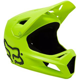 Capacete Downhill Fox Rampage Mips Amarelo Fluor Tamanho G