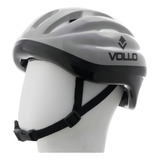 Capacete Esportivo Cinza Tamanho G Vollo