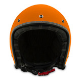 Capacete Etceter Solid Aberto Moto Custom Café Scrambler