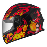 Capacete Fechado Masculino Infantil De Moto Kids New Four