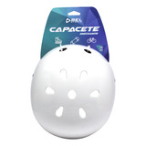 Capacete Infantil Abs C/ Elástico Regulador Bel Cor Branco Tamanho Médio (m)