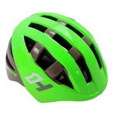 Capacete Infantil Ciclismo Bike Baby Verde/cinza Tam 48-52cm