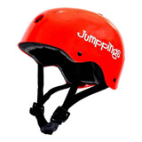 Capacete Infantil Esportivo Vermelho Rapel Escalada Tirolesa