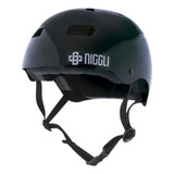 Capacete Iniciante Iron Pro N1 Preto Patins Niggli Skate