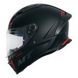 Capacete Lançamento Mt Stinger 2 Solid A1 - Preto Fosco Moto