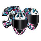 Capacete Limitado Com Viseira Extra Monster Sector Bubble