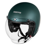 Capacete Moto Bieffe B-45 Eternal Custom Com Acessórios