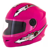 Capacete Moto Infantil Protork Liberty4 Kids Girls 54 Menina