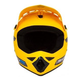Capacete Motocross Pro Tork Liberty Mx + Óculos Amarelo Desenho Solid Tamanho Do Capacete 58