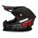Capacete Motocross Trilha - Pro Tork Fast 788 Solid