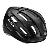 Capacete Mtb Gta Rider Ciclismo Bike Led Traseiro In Mold Cor Preto Tamanho M (54-57cm)