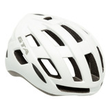 Capacete Mtb Gta Rider Ciclismo Led Traseiro Inmold Cor Branco Tamanho M (54-58cm)
