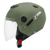 Capacete New Atomic Elite Aberto Com Óculos Solar Fumê Tork