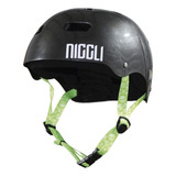 Capacete Niggli Italo Penarrubia Pro Model Titanium Neon