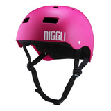 Capacete Niggli Pads Iron Pro - Magenta Fosco