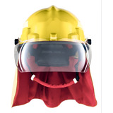 Capacete Para Bombeiro Hércules Amarelo Incêndios Ca 35173
