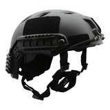 Capacete Tático Air Soft Ntk - Modelo Emerson - Preto