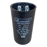 Capacitor 216-259uf X 220vca Jl Partida Em Motores