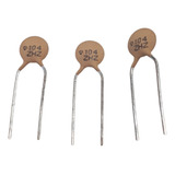 Capacitor Cerâmico Disco 100k X 50v Lote 10 Peças