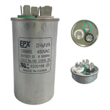Capacitor Duplo 22+5uf 440/450vac Ar Condicionado Split Epx 450