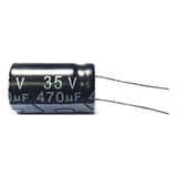 Capacitor Eletrolítico 470uf X 35v 105° 10 Pçs Frete Grátis