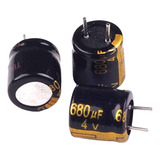 Capacitor Eletrolítico 680uf X 4v Kit 10 Peças Placa Mae