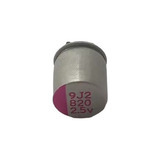 Capacitor Eletrolítico 820uf 2.5v 8x8mm - Kit Com 100 Peças