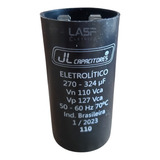 Capacitor Eletrolítico Jl Capacitores 270-324 270-324uf 110v Eletrolitico De Partida - Bivolt
