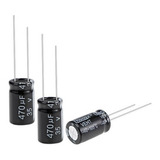 Capacitor Eletrolítico Radial 470uf * 35v 105° (100 Peças)