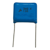 Capacitor Poliester 3,3uf 100v 10% 13*16mm Kit 25 Peças