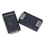 Capacitor Tantalo 220uf/2v 4x7mm Kit C/10 Pçs Novas