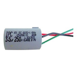 Capacitor Ventilador Teto Latina 8uf 3+5uf Lumen Air Control 110v