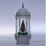 Capela De Oração C/ Luz E Imagem Igreja 60cm Vários Santos