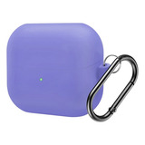 Capinha Case Para Buds 3 Buds 3 Pro Mosquetão Gancho Cor Lilás