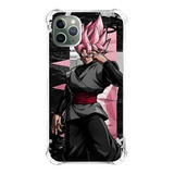 Capinha Celular Compatível iPhone Samsung Dbz Goku Black
