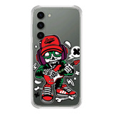Capinha Compativel Modelos Galaxy Caveira Guitarra 2690