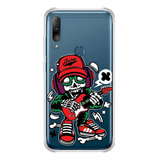 Capinha Compativel Modelos Zenfone Caveira Guitarra 2690