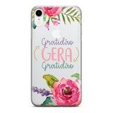 Capinha De Celular Gratidão Gera Gratidão