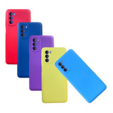Capinha + Película 3d Moto G51 Proteção De Câmera Aveludada