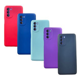 Capinha + Película 3d Para Moto G51 Proteção Aveludada