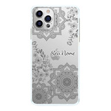 Capinha Personalizada Mandala Flor Mandalas Com Nome Capa