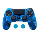 Capinha Protetora Para Controle Ps4 Silicone + Grip.