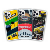 Capinha Senna Capacete Boss Assinatura Capa Formula 1