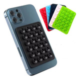 Capinha Ventosa Celular Suporte Em Silicone Varias Cores