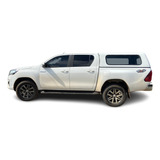 Capota De Fibra Hilux Nova Cabine Dupla Vidro Fixo Lateral