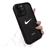 Cappinha Nike Iphhone Just Do It Protetora Preta Silicone