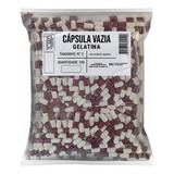 Cápsula Vazia De Gelatina N2 Bordo E Branca 180 Unidades