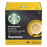 Cápsulas De Café Espresso Blonde Roast Intensidade 6 Caixa 66g Com 12 Unidades Starbucks