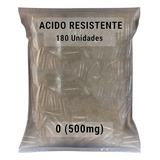 Cápsulas Vazias Gastro Resistente Incolor N° 0 180 Unidades